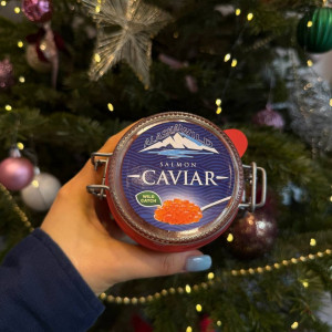 Caviar de salmón rosado (salvaje) 300g