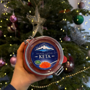 Caviar Rojo de salmón Keta 500g